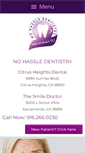Mobile Screenshot of nohassledentistry.com